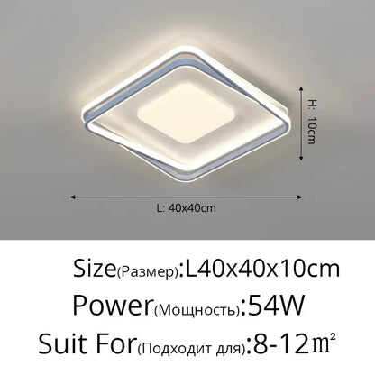 DecorBites™ acrylic chandelier minimalist indoor light with white silver frame and soft ambient illumination for living spaces