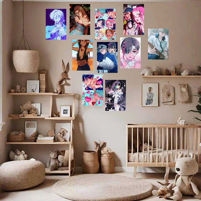 Alien Anime Photo Cards Collage Set - Posters