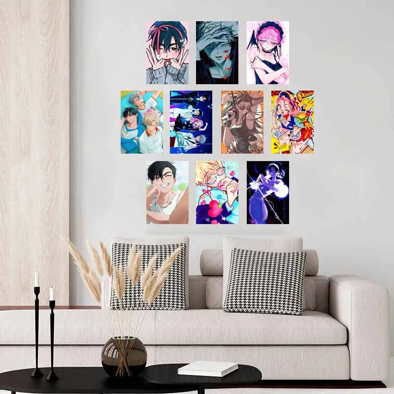 Alien Anime Photo Cards Collage Set - Posters