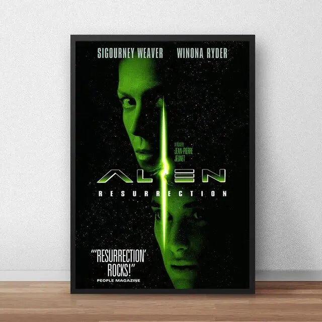 Alien Movie Poster Canvas Painting - C / 50X70cmNoFrame - Posters
