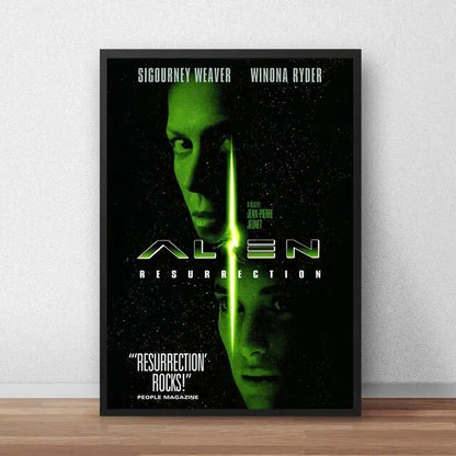 Alien Movie Poster Canvas Painting - C / 50X70cmNoFrame - Posters