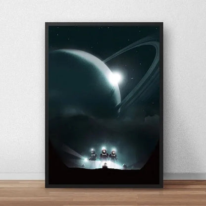 Alien Movie Poster Canvas Painting - A / 20X30cmNoFrame - Posters