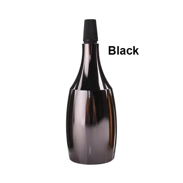 Black glossy finished lamp holder with ribbed black cap featuring aluminum base e27 for industrial light fixture use