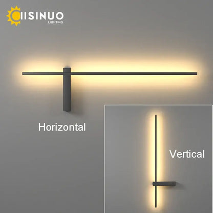 Modern minimalist decorbites aluminum outdoor wall sconce in matte black with ip54 waterproof rating and warm ambient light