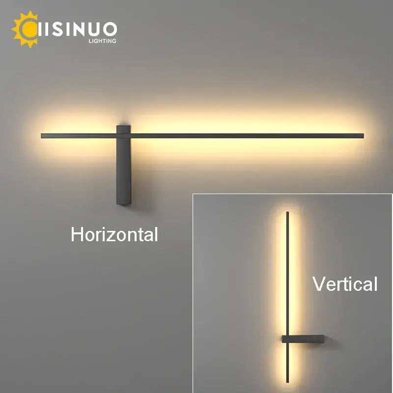 Modern minimalist decorbites aluminum outdoor wall sconce in matte black with ip54 waterproof rating and warm ambient light