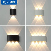 Modern black and white decorbites aluminum wall lamps with sleek cylindrical design and dual or triple light beams for interior lighting