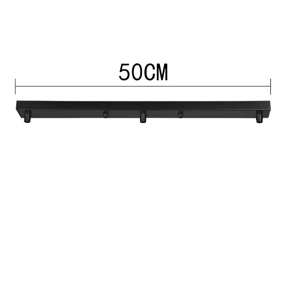 Black metal wall-mounted coat rack with five hooks shown alongside decorbites amber glass industrial led pendant lights