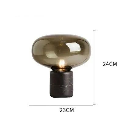 Amber Nordic Table Lamp