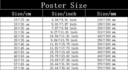 Animal Print Rainbow Movie Posters for Wall Decor - Posters