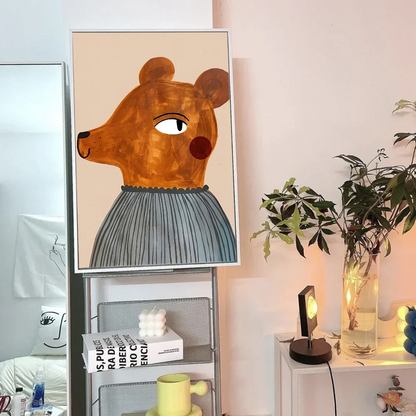 Animal Print Rainbow Movie Posters for Wall Decor - Posters