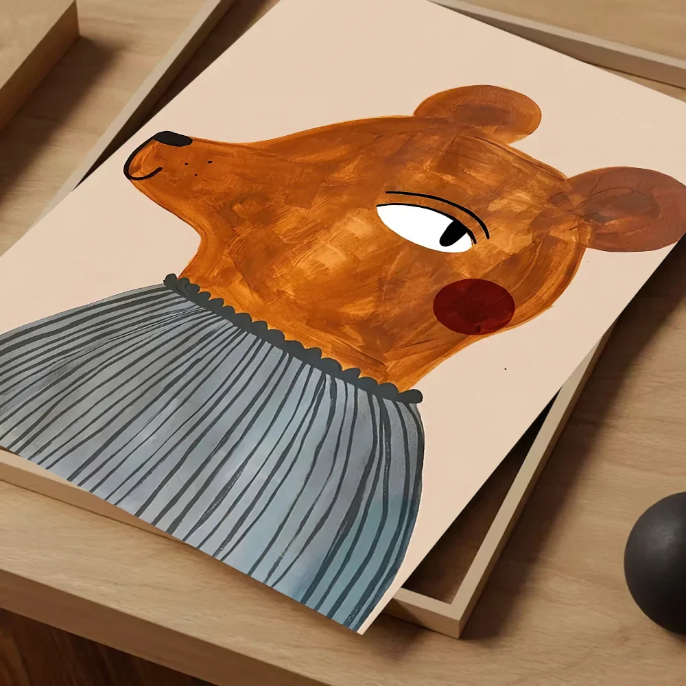 Animal Print Rainbow Movie Posters for Wall Decor - Posters