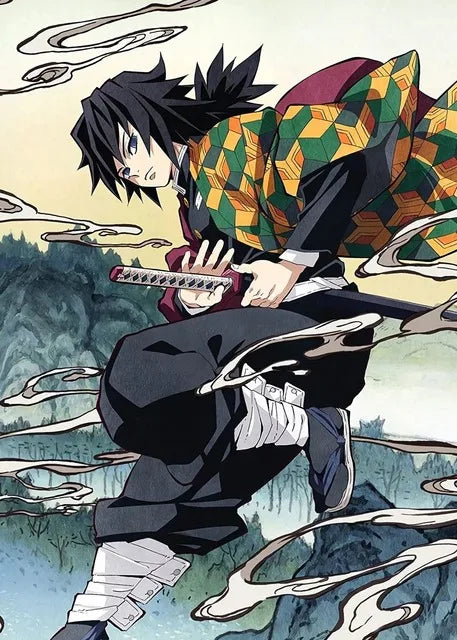 ’Anime Demon Slayer Character Posters Canvas Wall Art’ - 17 / 21x30cm No Frame - Posters