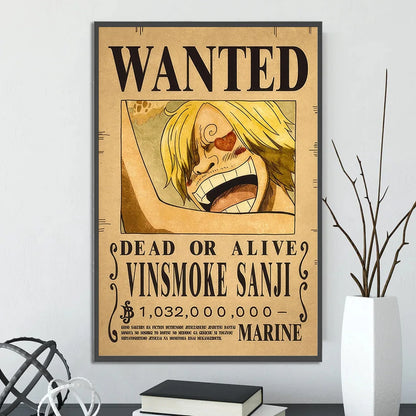 Anime One Piece Poster Set - Home Wall Art - 6-1-3 / 40x60cm Unframed / CHINA - Posters