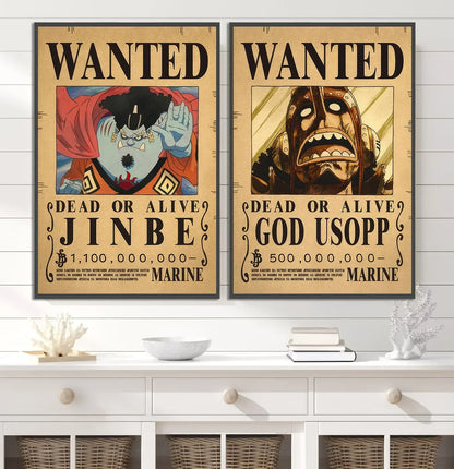 Anime One Piece Poster Set - Home Wall Art - Posters