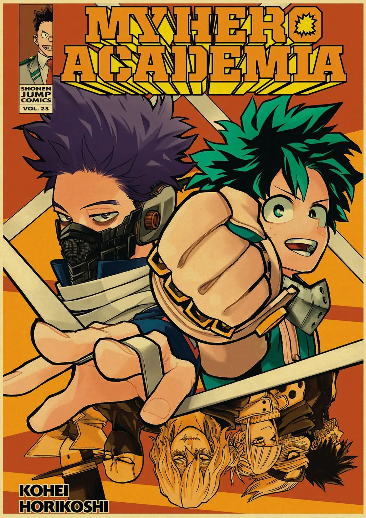 Anime Poster Set: Chainsaw Man Attack on Titan Haikyuu - Posters