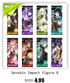 Anime Poster Wall Art Decoration: Genshin Characters - Posters