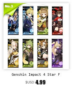 Anime Poster Wall Art Decoration: Genshin Characters - Posters