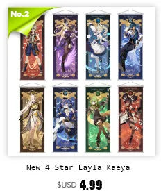 Anime Poster Wall Art Decoration: Genshin Characters - Posters