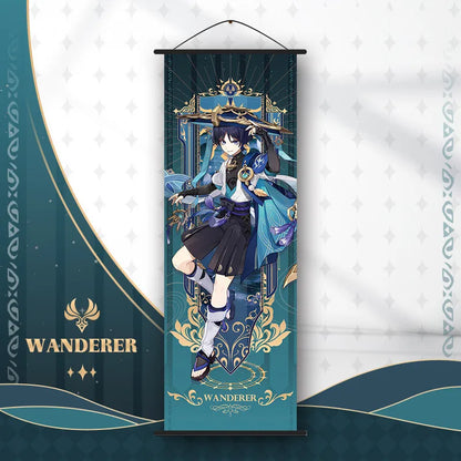Anime Poster Wall Art Decoration: Genshin Characters - Wanderer - Posters