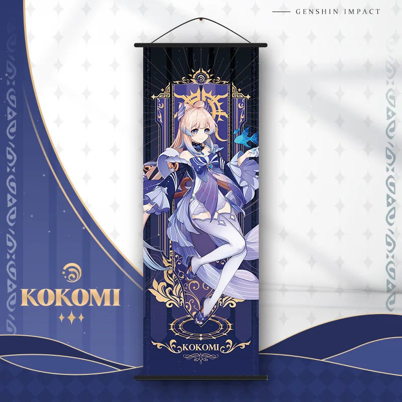 Anime Poster Wall Art Decoration: Genshin Characters - Posters