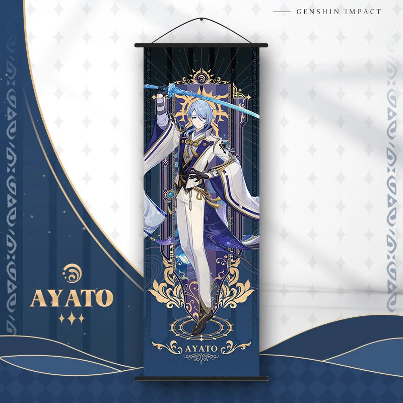 Anime Poster Wall Art Decoration: Genshin Characters - Posters