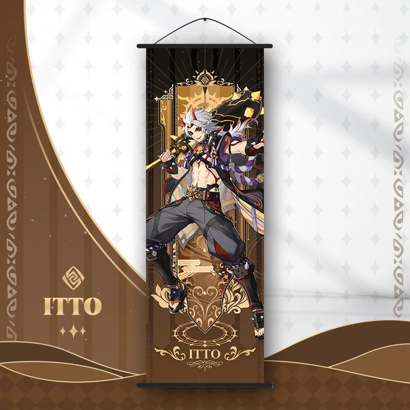 Anime Poster Wall Art Decoration: Genshin Characters - Arataki Itto - Posters