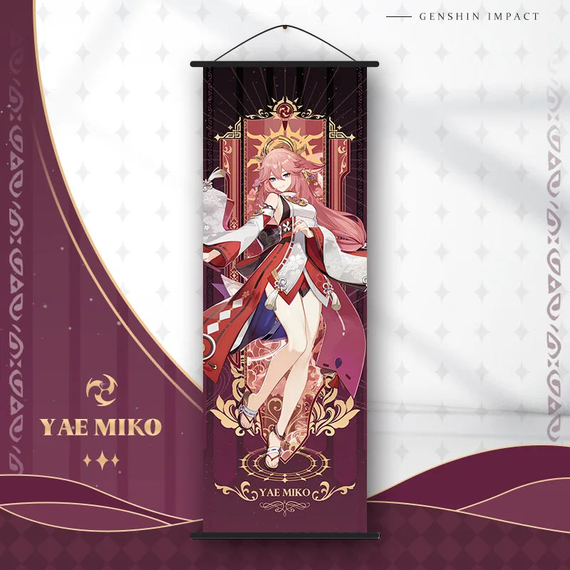 Anime Poster Wall Art Decoration: Genshin Characters - Posters