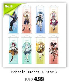 Anime Poster Wall Art Decoration: Genshin Characters - Posters
