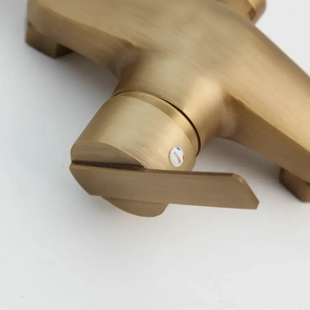 Decorbites™ antique brass basin sink mixer tap with brass finish and single lever handle for modern bathrooms