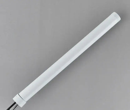 Decorbites antique brass shower faucet extension tube 30cm with white cylindrical extension tube and threaded ends