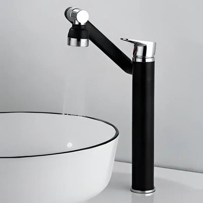 Decorbites antique bronze bathroom sink faucet with black and chrome finish modern deck mounted mixer