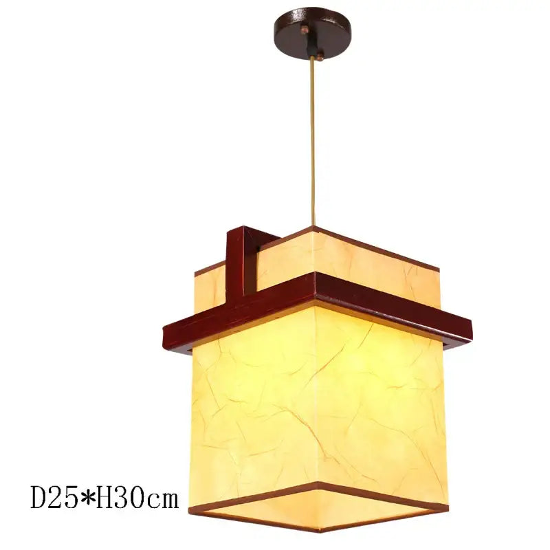 DecorBites antique wood pendant lights with warm amber glass shade and dark wood trim for dining and living room lighting
