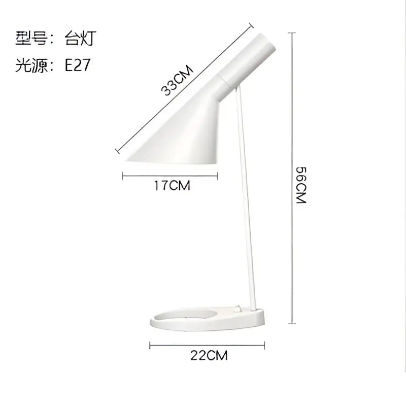 White minimalist floor lamp with e27 bulb socket decorbites arne jacobsen corner for modern living room decor