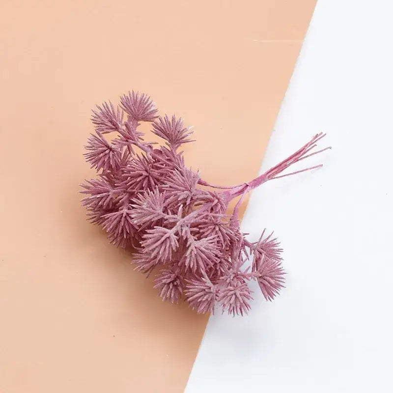 A delicate cluster of artificial pink gypsophila plants made from synthetic material for home decor and diy gifts