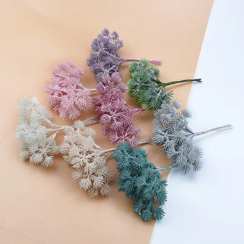 Decorbites™ artificial gypsophila plants featuring pastel lavender pink mint green and beige decorative branches for home decor