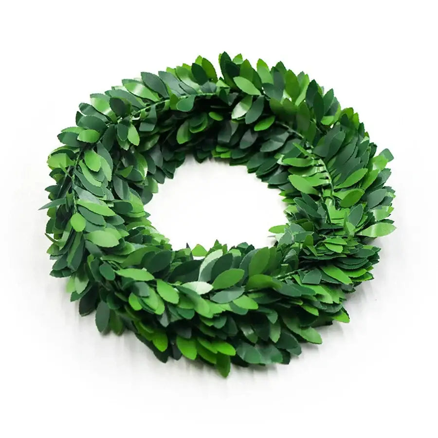 DecorBites™ artificial ivy leaf wreath with dense green leaf wreath vines for home wedding and outdoor decor