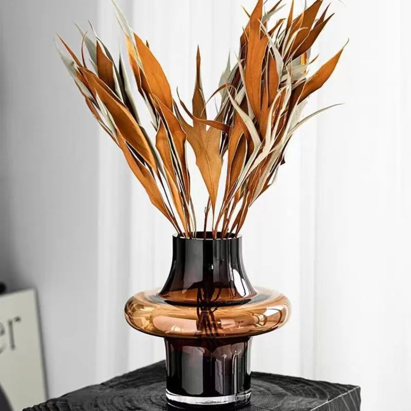 Artisan Glass Vase for Elegant Home Decor - Vase