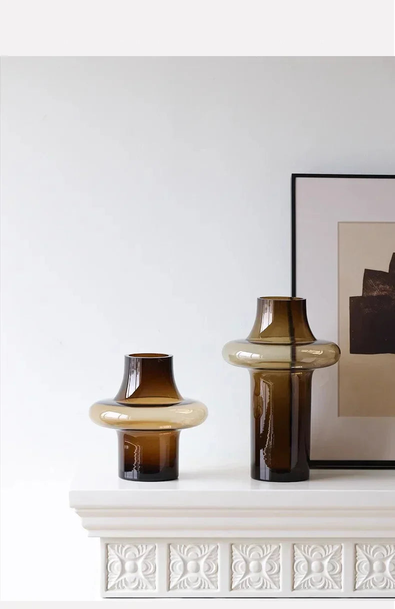 Artisan Glass Vase for Elegant Home Decor - Vase