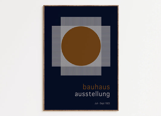 Bauhaus Geometric Canvas Art Prints for Home - 31 / 40x60cm No Framed - Posters