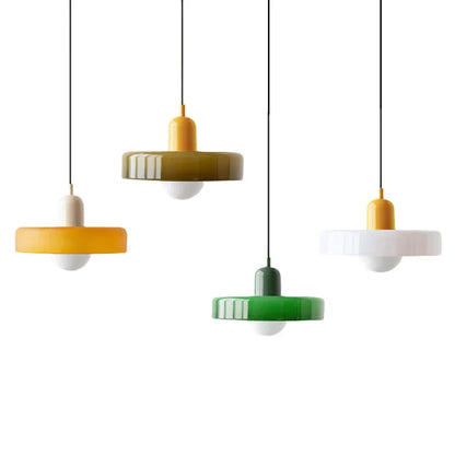 Bauhaus-Inspired Glass Pendant Lighting