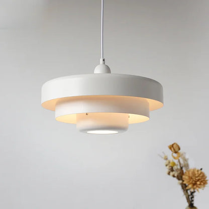 Bauhaus-Inspired Pendant Lighting - White