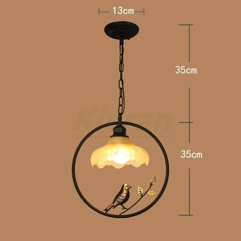 Black wrought iron decorbites birdcage led birdcage led chandelier with ornate bird design and warm glass shade for bedroom light