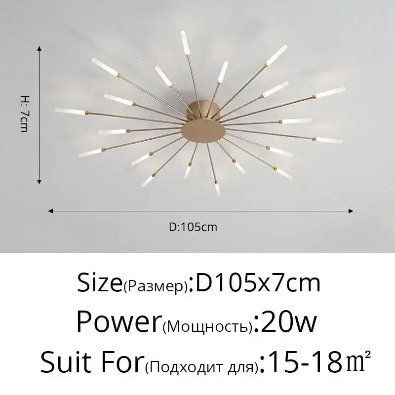 Modern decorbites black gold led chandelier with bronze disc and frosted white cylindrical bulbs for living room lighting