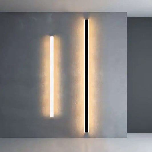 Modern minimalist decorbites black gold wall lights with sleek black frame and warm black gold led lighting for living rooms