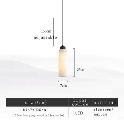 DecorBites black gold marble pendant light with frosted marble shade aluminum base and adjustable 150cm cord for modern decor