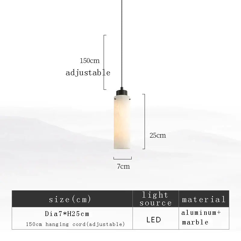 DecorBites black gold marble pendant light with frosted marble shade aluminum base and adjustable 150cm cord for modern decor
