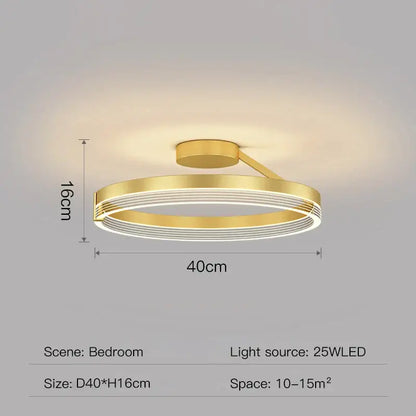 Decorbites black gold round chandelier sleek gold round chandelier with integrated led lighting for modern home decoration