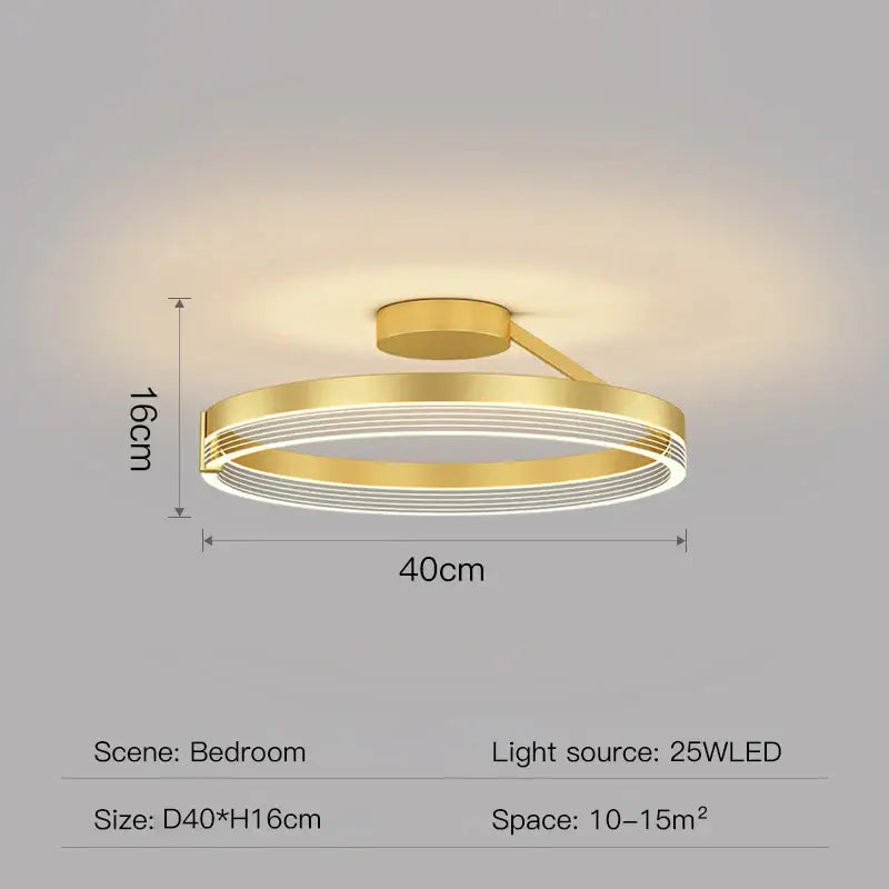 Decorbites black gold round chandelier sleek gold round chandelier with integrated led lighting for modern home decoration