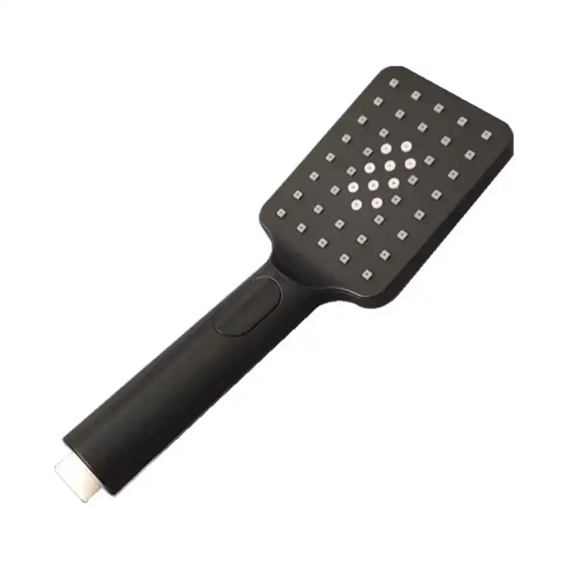 Black high pressure DecorBites™ shower head with matte finish and multiple spray nozzles for water saving and rainfall