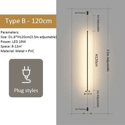 A sleek decorbites black led pendant light with minimalist black metal and pvc design for modern home decor